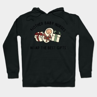 mother baby nurse christmas crew nurse2 Hoodie